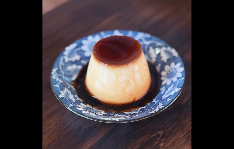 古民家カフェ 百々のプリン