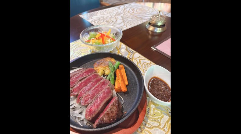 cafe Verdeのステーキ