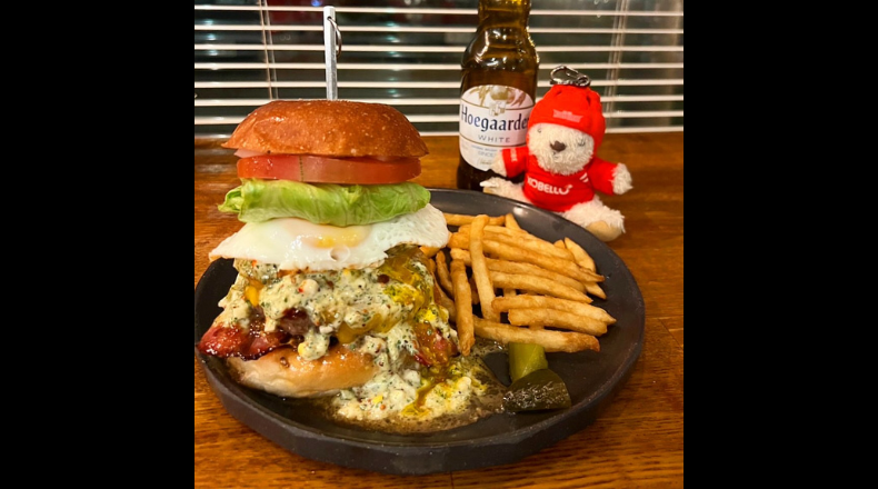 BROOKSTND GRILLのハンバーガー