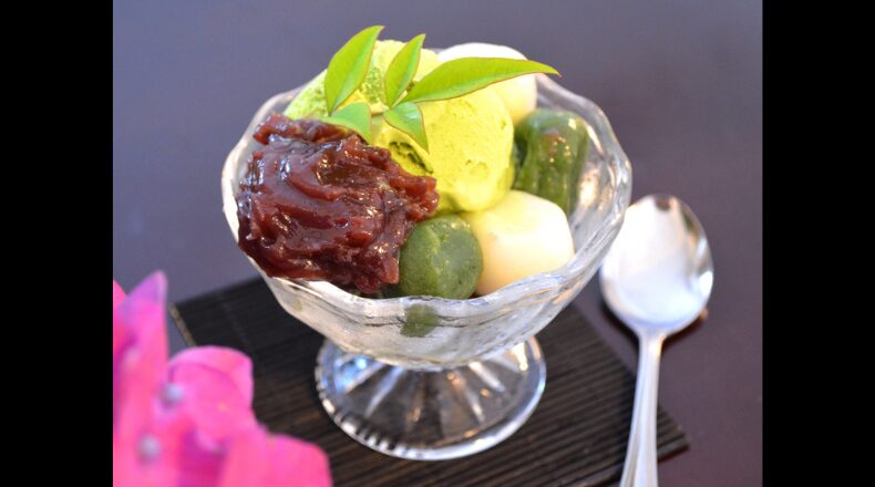 ドッグカフェ ヒュッゲの和パフェ