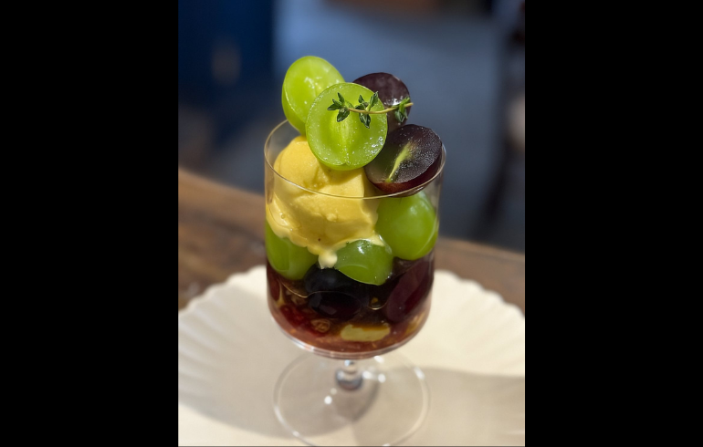 le cinq5 ルサンクのパフェ