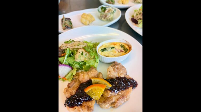 まなびやcafeのワンプレートランチ