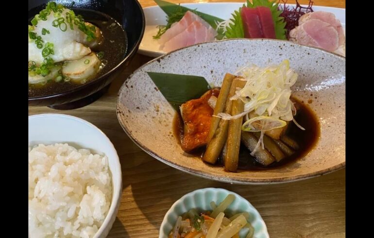 OCEAN CAFE FULLHOUSEの煮付けの定食