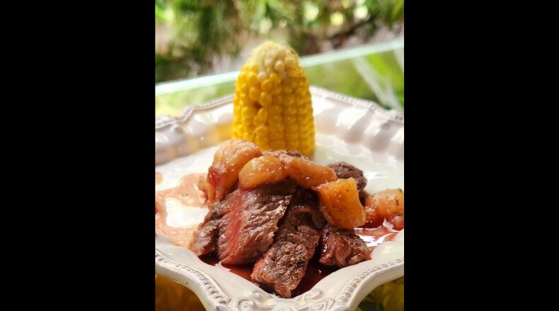 お寺ダイニング観音寺の肉料理