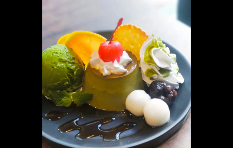TEAWAVE本店の抹茶のスイーツプレート