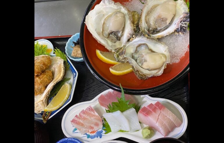 はっかいの牡蠣料理