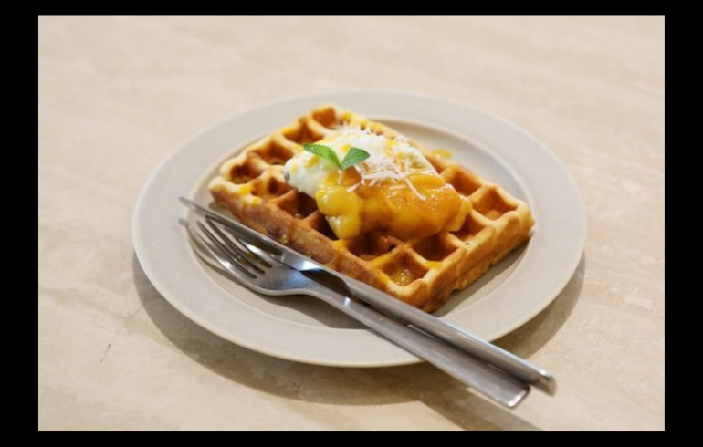 VERVE COFFEE ROASTERSのワッフル