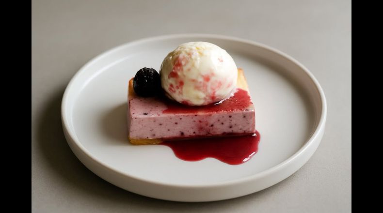 fArment Cafeのチーズケーキ