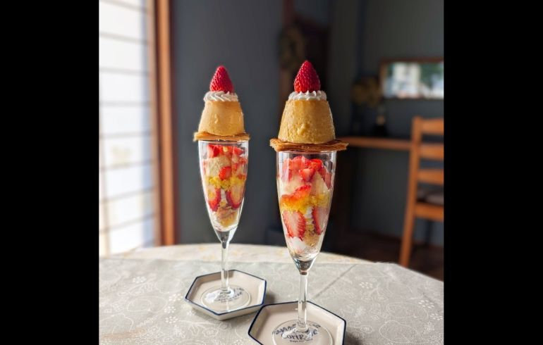 Cafe Tea Treeのパフェ