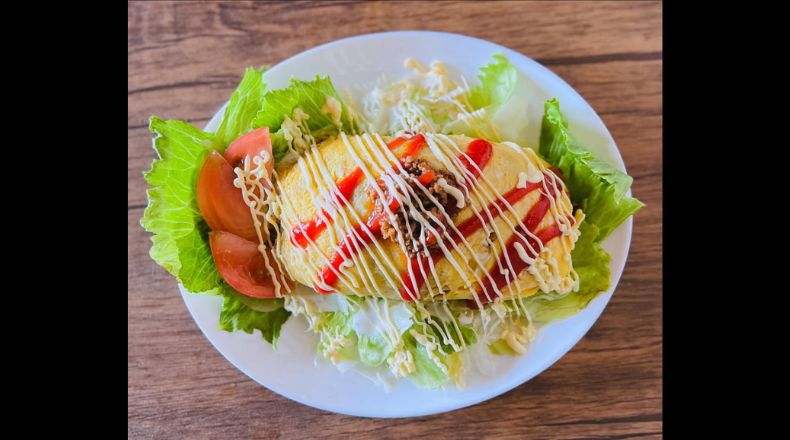 アメリカンの料理