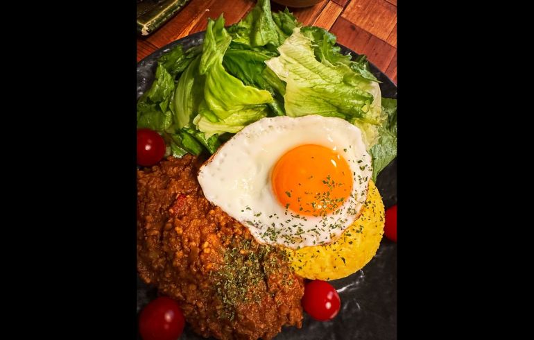 DogCafe Oliveのハンバーグ