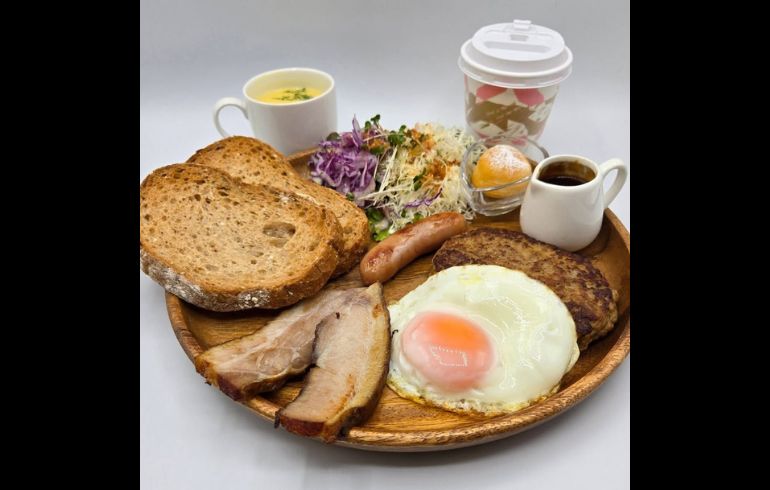 カフェオーレのプレート