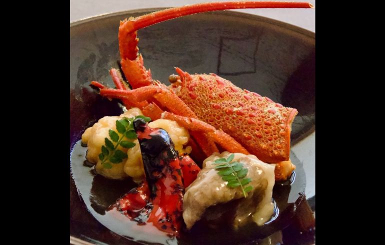 ホテルビワドッグの料理