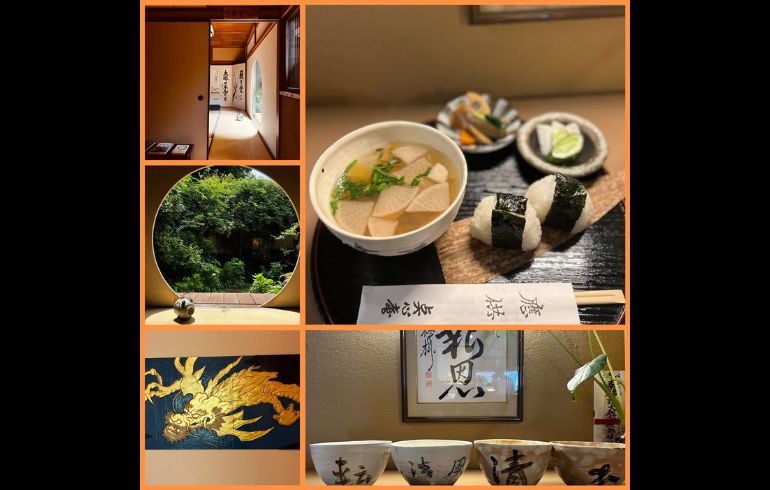 点心庵の建長汁とおにぎりの御膳